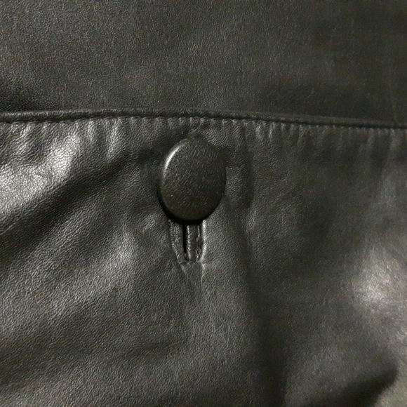 Genuine Black Leather Jacket - Picture 4 of 10